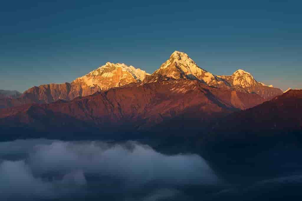 Ghorepani mountain view